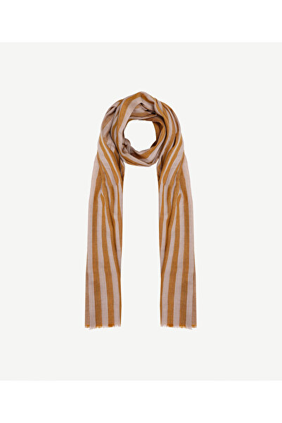Yargıcı Çizgili Yün Şal