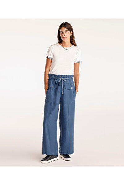 Yargıcı High Waist Wide Leg Trousers