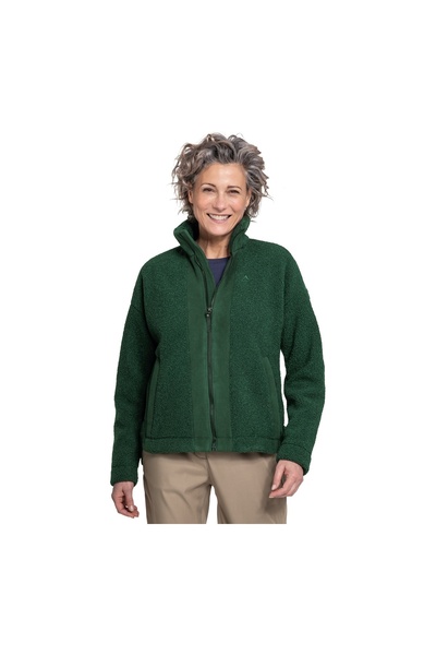 SCHOFFEL Women's Fleece Jk Kalmor Dark Jade
