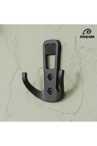 KOÇSAN Lotus Siyah Askı, Lüks Vestiyer Askısı, Dolap Askılık, Duvar Askılığı,...