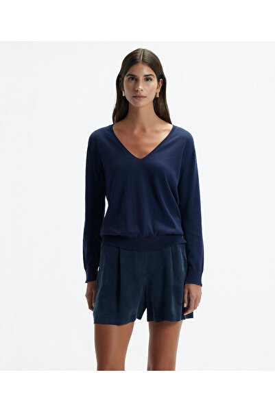 Yargıcı سترة تريكو برقبة على شكل حرف V