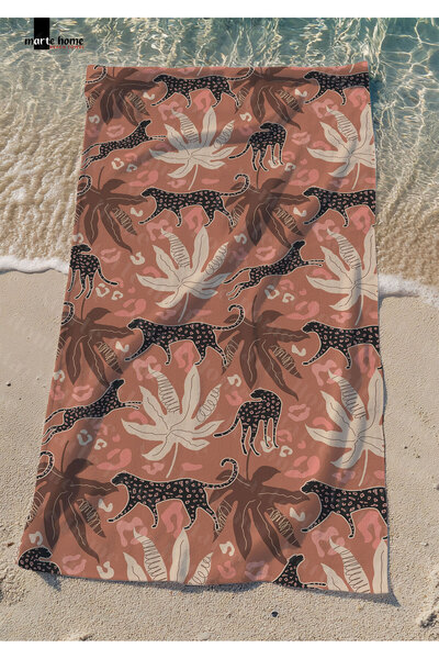 Marte Home الفهد - منشفة الشاطئ المطبوعة