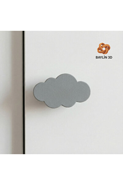 Baylin3D Bulut Görünümlü Dolap Kulpu , Modern , Dayanıklı - Tekli (30mm vida ...
