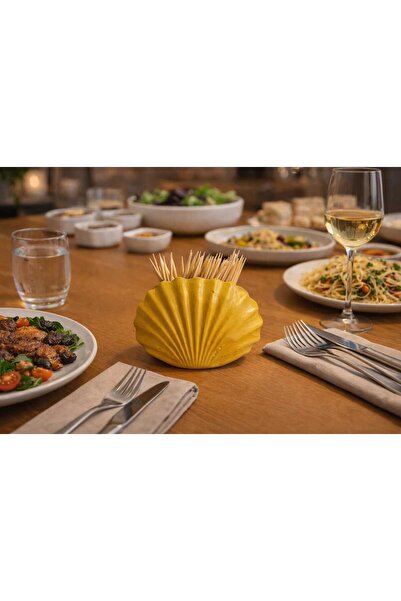 KARRA ديكور خرساني - مزهرية أعواد الأسنان وعلبة أعواد الأسنان