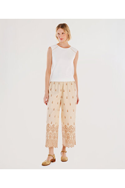 Yargıcı Embroidery Detailed Trousers