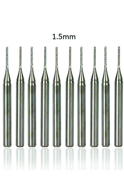 Profisher Tungsten Karbür Pcb Kesme Cnc Freze Ahşap Işleme 1.2mm 10 Adet