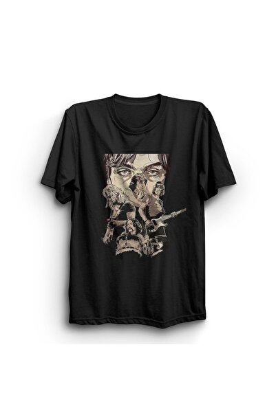 fame-stoned Μπλουζάκι Pink Floyd Printed Unisex 100% βαμβακερό μαύρο