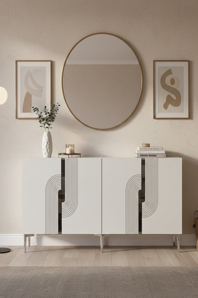 zetuna home KA1804BS KONSOL, ÇOK AMAÇLI DOLAP, KAHVE KÖŞESİ VE TV SEHPASI BEY...