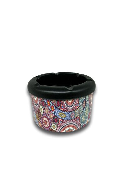 Atomic Мандала модел метална мини пепелник асорти 8 см