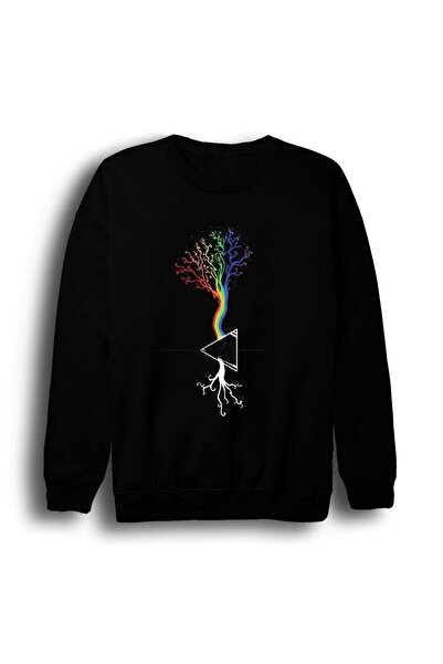 fame-stoned Pink Floyd Printed Sweatshirt