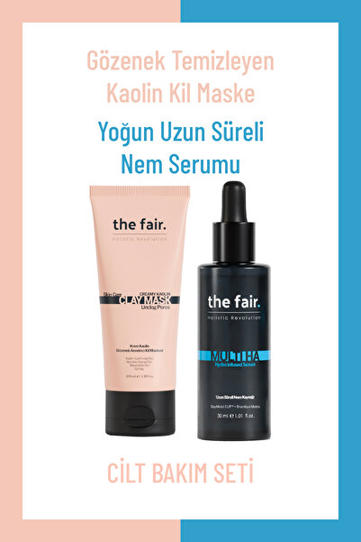the fair. . Gözenek Karşıtı Kil Maskesi ve Yoğun Nem Serumu