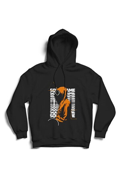 fame-stoned Hanorac unisex cu glugă 100% bumbac cu imprimeu Squid Game Series