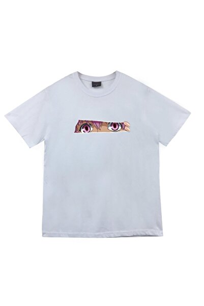 fame-stoned Mirai Nikki Anime Štampano Unisex 100% pamuk Belo T-shirt