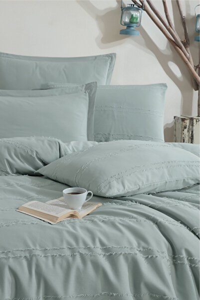 Nordqueen Avola - 100% Cotton Single Fringed Bedding Set