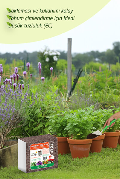 Genta Sıkıştırılmış Torf Cocopeat 10 lt