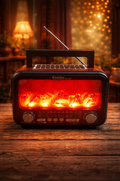 Shopping Area Goldsilver GS-1300G Güneş Enerjili Bluetooth USB MP3 FM 4 Bant ...