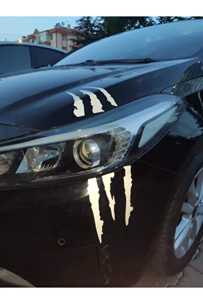 Autowise Far Pençe Sticker Fosforlu Oto Sticker Yapıştırmalı Uyumlu Her Araca Uyumlu