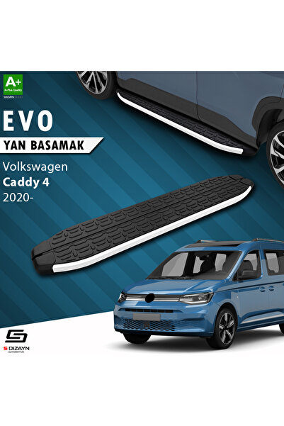 S Dizayn S-Dizayn VW Caddy 4 Evo Aluminyum Yan Basamak 193 Cm 2020 Üzeri A+ K...