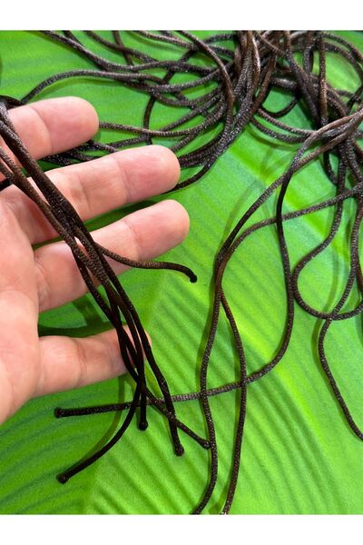 Gönülden Tasarım 5 bucăți șnur pentru bijuterii din satin maro, 2 metri