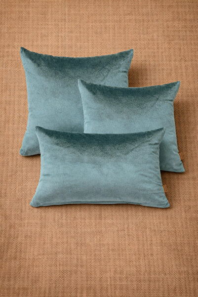 Alacastore Набір подушок з м'яким наповнювачем, зеленого кольору, з оксамитов...