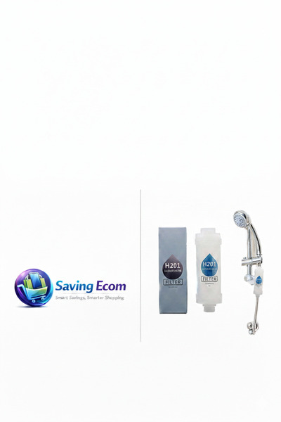 H2O COOL فلتر دش هالونيهي، فلتر رأس دش بفيتامين سي، منقي مياه عسرة، الكلور وا...