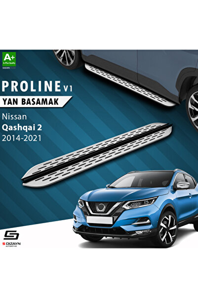 S Dizayn S-Dizayn Nissan Qashqai 2 OEM Still Pro V1 Aluminyum Yan Basamak 173...
