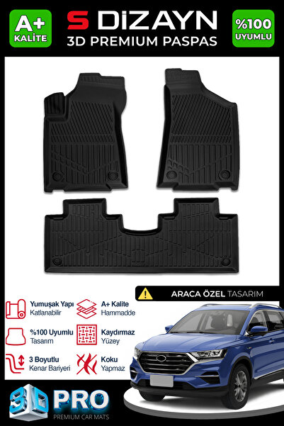 S Dizayn S-Dizayn SWM G01 3D Pro Havuzlu Paspas 2024 Üzeri A+ Kalite 3DS-SDZ227