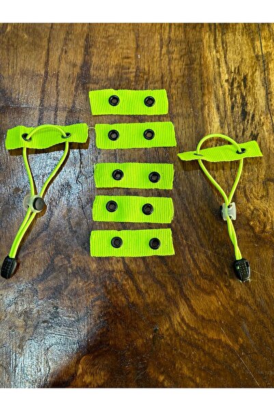 Gönülden Tasarım Σετ 7 τεμαχίων αξεσουάρ ρούχων με ελαστική ραφή σε πράσινο ν...