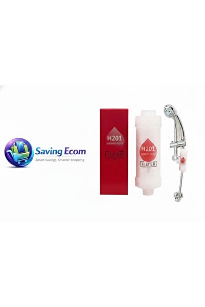 H2O COOL فلتر رأس الدش مع فيتامين سي، وتنقية المياه العسرة، وفلتر الكلور والف...