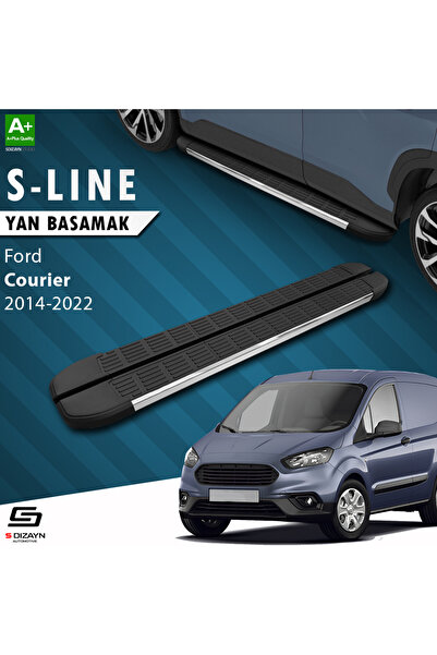 S Dizayn S-Dizayn Ford Courier S-Line Krom Yan Basamak 173 Cm 2014-2022 A+ Ka...