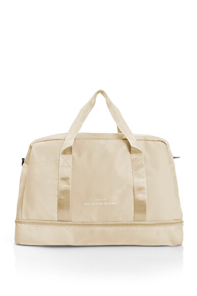 Ecrou Beige Functional Shoulder Bag