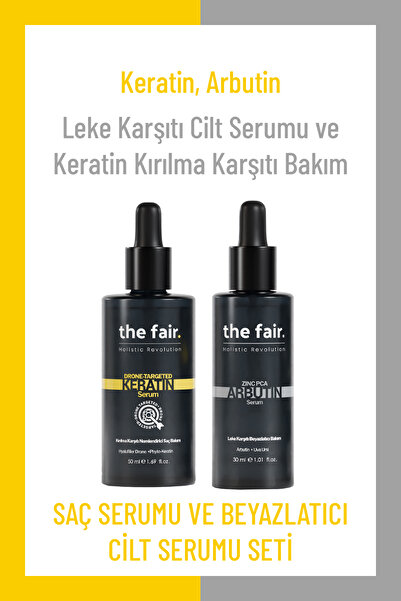 the fair. Leke Karşıtı Cilt Serumu ve Keratin Kırılma Karşıtı Vegan Saç Ve Ci...