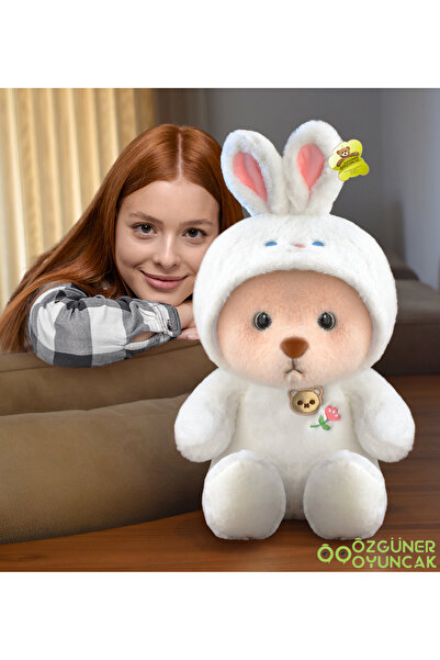 Pababo Kapşonlu Pufi Ayıcık