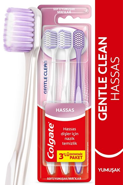 Colgate Gentle Clean 2+1 Diş Fırçası Hassas Yumuşak