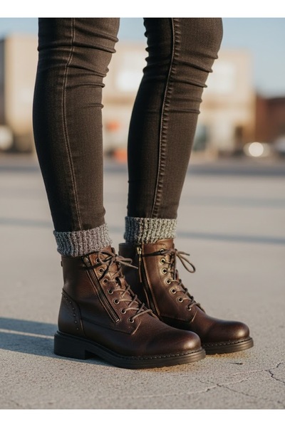 Mammamia Kadın Bağcıklı Bot D25KB-4130-LX