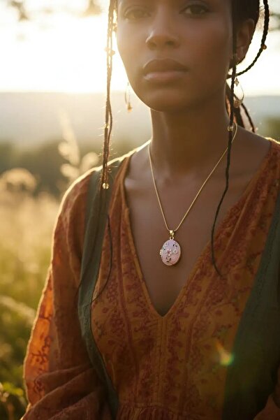 Maren Store Çelik Kapaklı Kolye