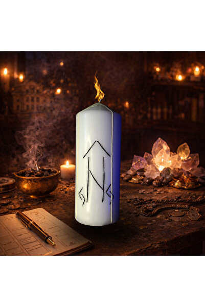 OEM Professional Prosperity – Talisman Candle with Runic Seals for Career Evo...