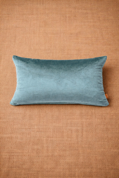 Alacastore Düz Renk Mint Yeşili Kadife Kırlent Boncuk Silikon Dolgulu 35 X 55 Cm