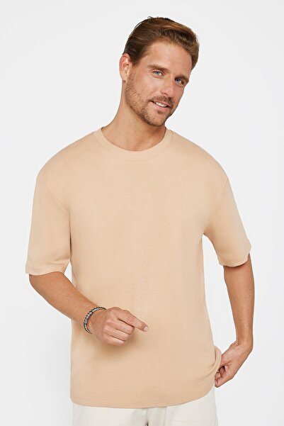 Tudors Μπλουζάκι Unisex Oversize Wide Cut 100% βαμβάκι με απαλή υφή Basic Cre...