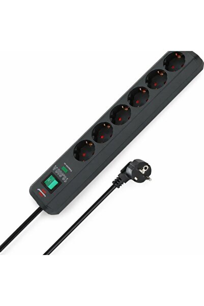 Genel Markalar Brennenstuhl Eco Line Serisi 6 Soketli 13.500A Akım Koruyucu P...