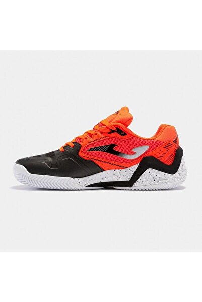 Joma Set Erkek Turuncu Siyah Toprak & Sert Kort Tenis Ayakkabısı TSETW2308AC