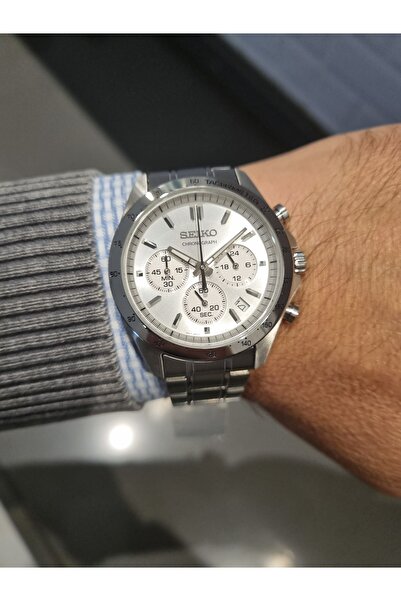 Seiko Metallic Steel Bracelet 10 Atm Waterproof Men Wristwatch