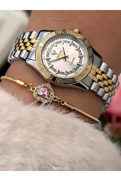 Fiesta ضمان لمدة عامين، هيكل من الفولاذ، ساعة يد نسائية لحفلات الزفاف والخطوب...