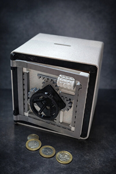 hoga Çevirmeli Kilitli Kumbara Kasa