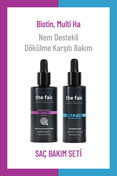 the fair. Nem Destekli Dökülme Karşıtı Vegan Saç Bakım Seti