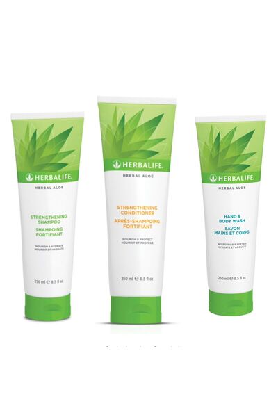 Herbalife Banyo Bakım Seti - Şampuan - Saç kremi - vücut kremi