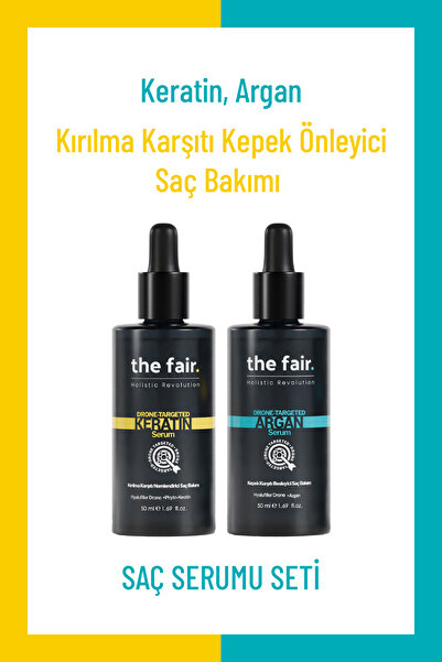 the fair. the fair. Kırılma Karşıtı Kepek Önleyici Vegan Saç Bakım Seti
