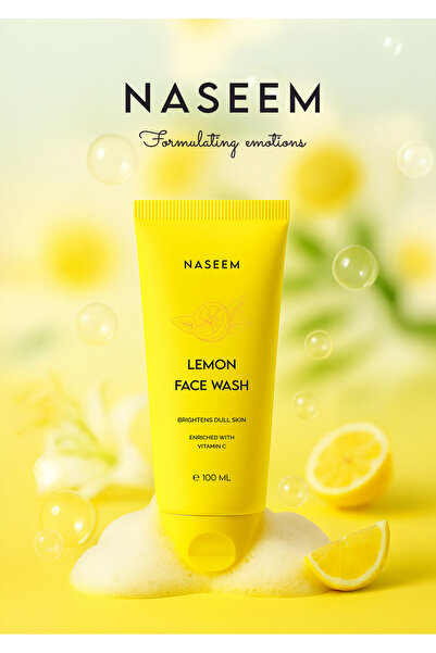 Naseem Lemon Face Wash – Enriched with Vitamin C For Men And Women, 100ML