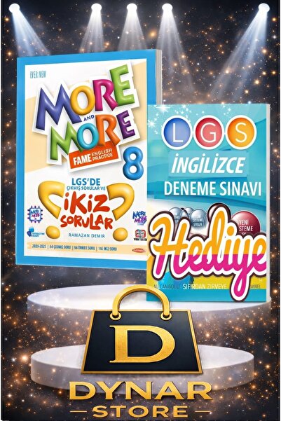 Kurmay Yayınları More and more 8. Sınıf LGS DE ÇIKMIS VE IKIZ SORULAR (2020-2...