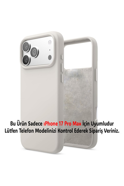 Merwish Apple Iphone 17 Pro Max Uyumlu Içi Kadife Lansman Silikon Kılıf Kapak...